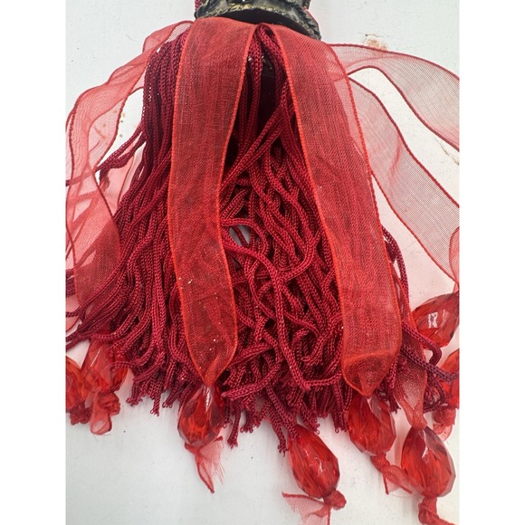 Lot of 7 Assorted Christmas Tree Ornaments Santa's Antlers Skate All Different - Picture 10 of 12